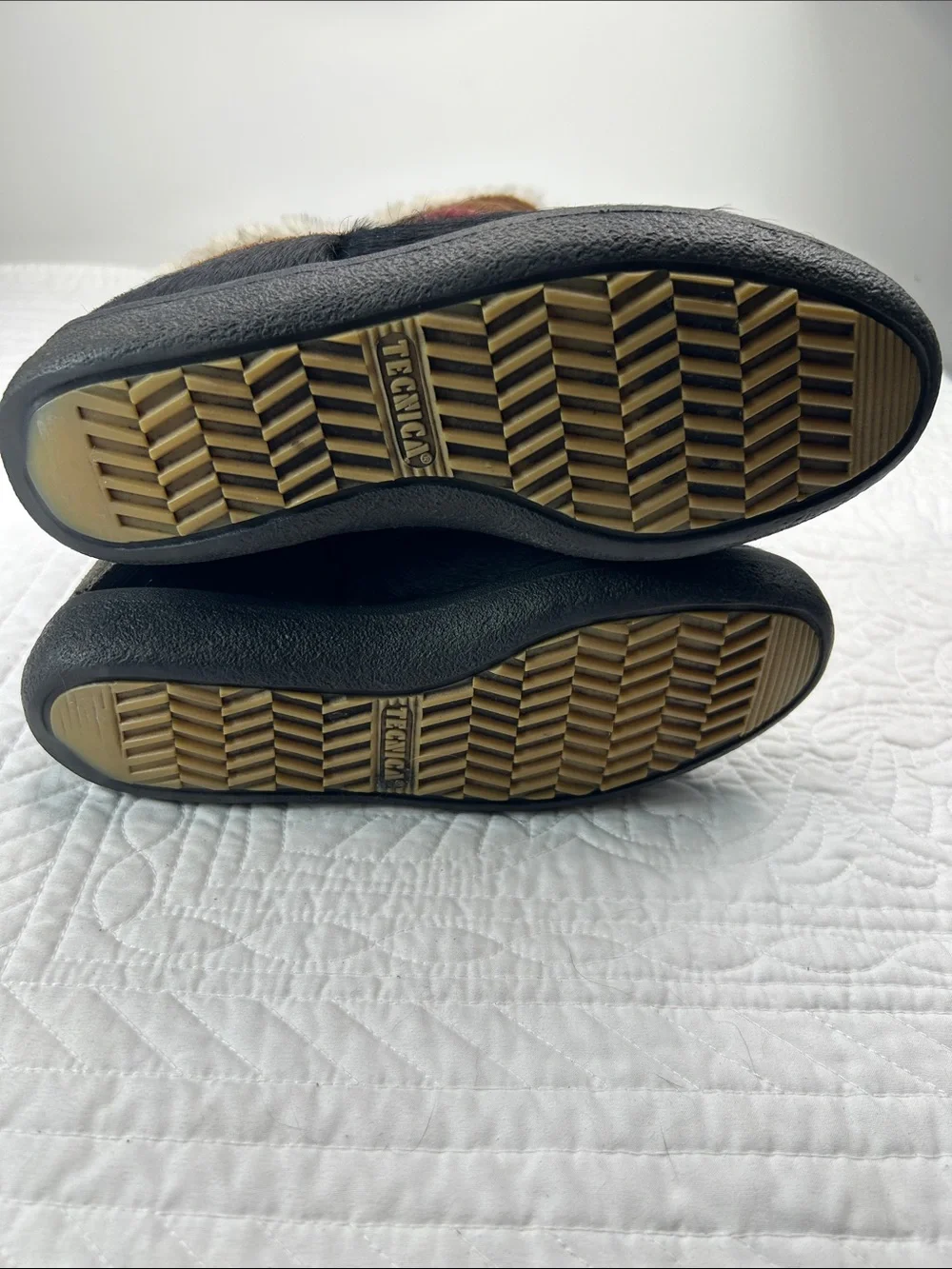 TECNICA 9 Fur/Wool/Suede Boots Vintage